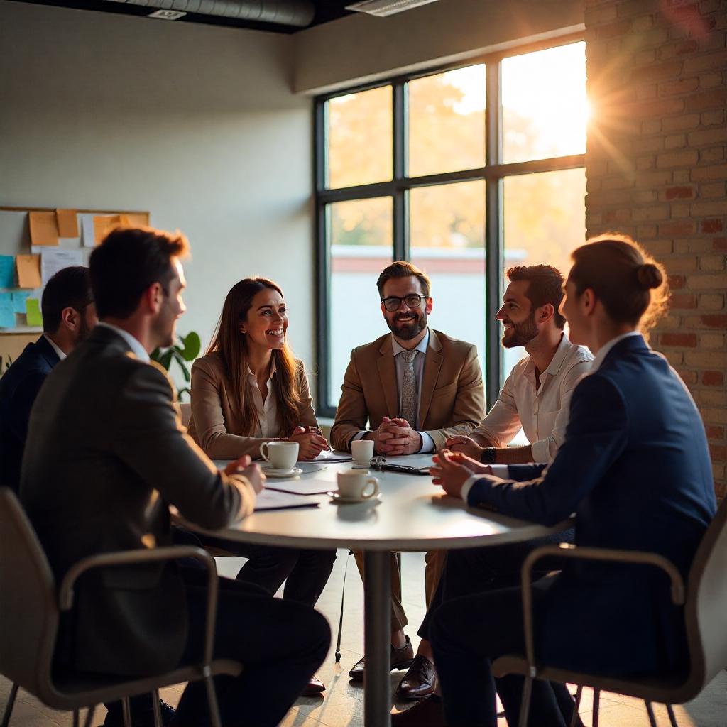 Professioneller Trainer im Gespräch